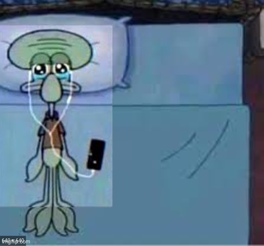 squidward laying down - Imgflip