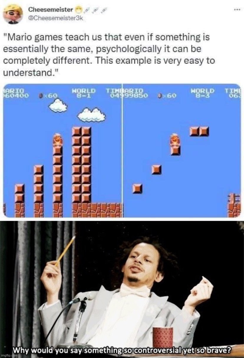 Mario psychology | image tagged in mario psychology,why would you say something so controversial yet so brave,infinite iq,mario,psychology,based | made w/ Imgflip meme maker
