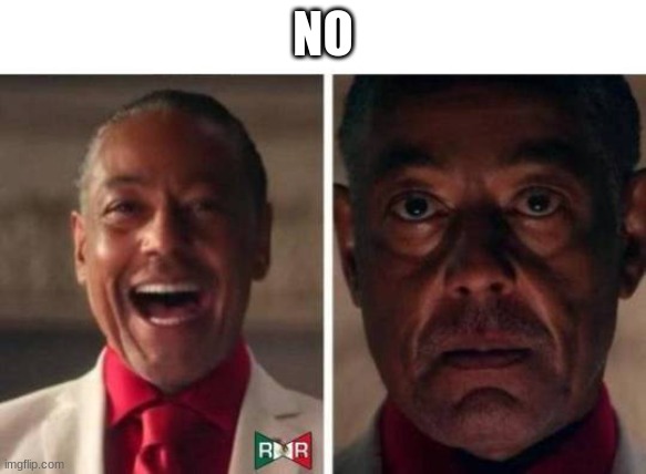 gus fring | NO | image tagged in gus fring | made w/ Imgflip meme maker