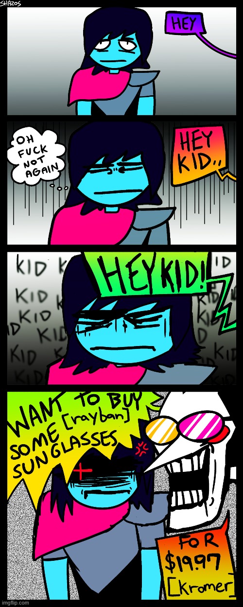 day 32 of posting deltarune comics | image tagged in gaw dayum 32 days | made w/ Imgflip meme maker