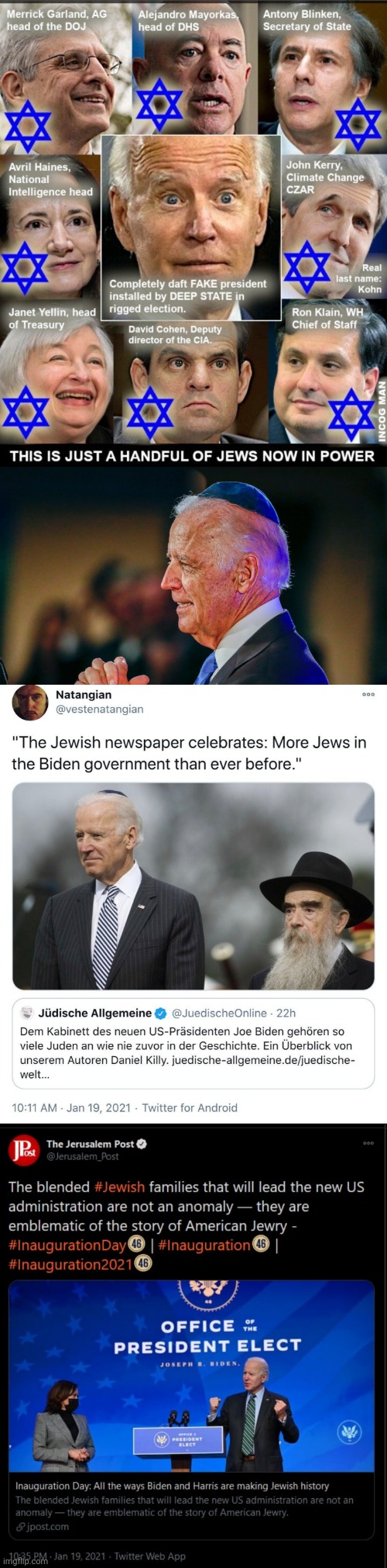 SENILE PUPPET OF THE JEWS Blank Meme Template