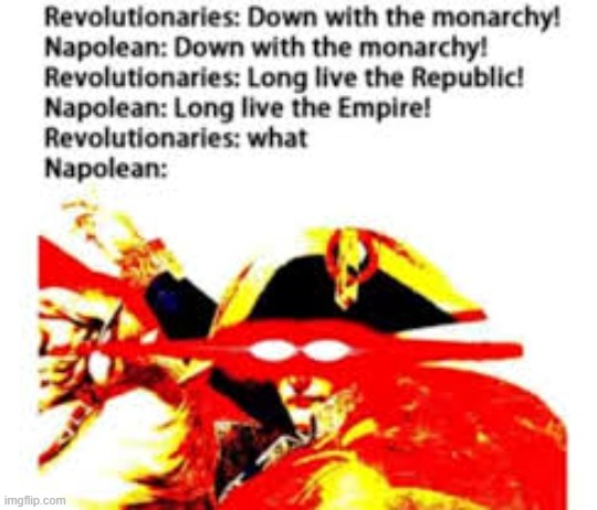 title | image tagged in repost,rmk,napoleon | made w/ Imgflip meme maker