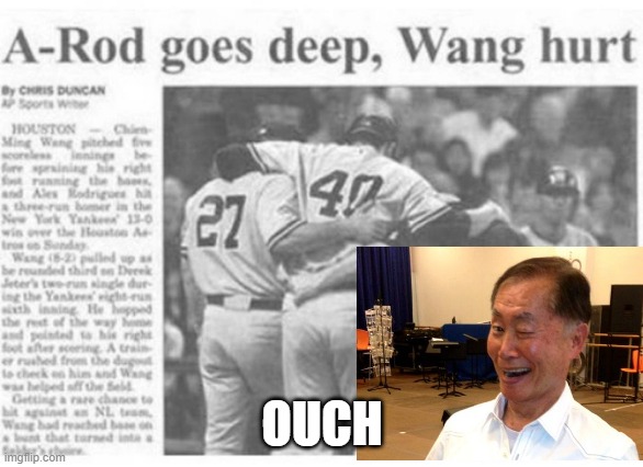 Help The Wang | OUCH | image tagged in headline | made w/ Imgflip meme maker