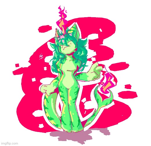 Watermelon Shork OC (or Blaxor), what should i name her? | made w/ Imgflip meme maker