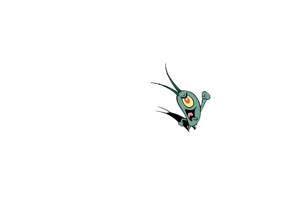 High Quality angry plankton but smaller Blank Meme Template