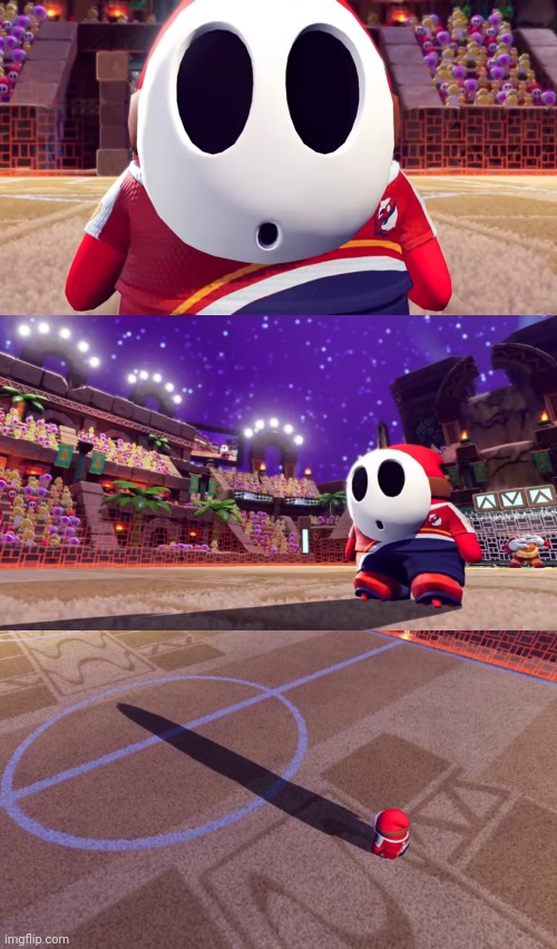 Angry stare Shy Guy | image tagged in memes,nintendo,super mario | made w/ Imgflip meme maker