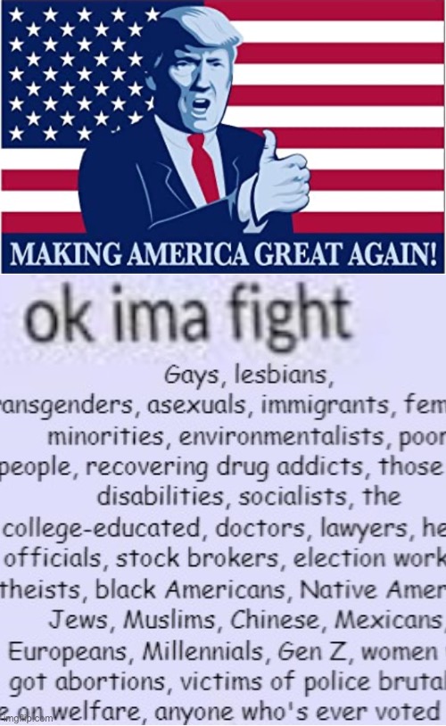 Making America Great Again Blank Meme Template