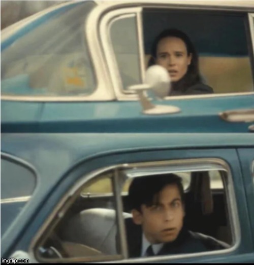 Cars Passing Each Other | image tagged in cars passing each other | made w/ Imgflip meme maker