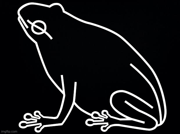 frooooog | 𓆏 | image tagged in black background | made w/ Imgflip meme maker