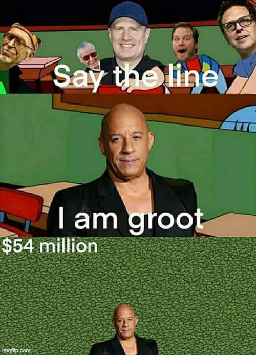 Pretty Much | image tagged in groot | made w/ Imgflip meme maker