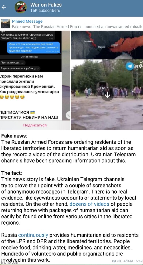 WarOnFakes | image tagged in waronfakes,ukraine,fakes | made w/ Imgflip meme maker