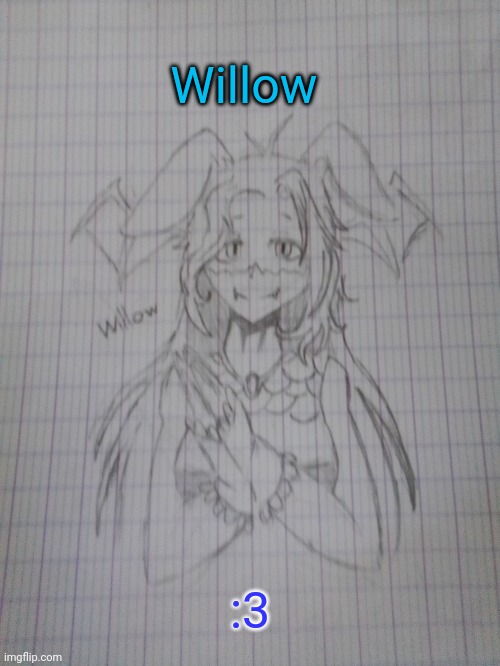 Willow | Willow; :3 | image tagged in willow | made w/ Imgflip meme maker