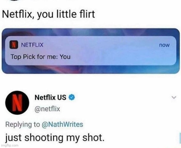oop | image tagged in netflix | made w/ Imgflip meme maker