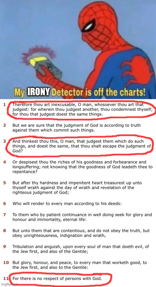 IRONY | image tagged in my clown detector is off the charts | made w/ Imgflip meme maker