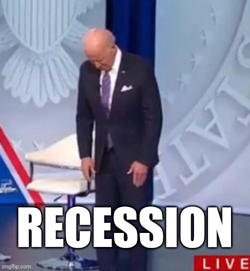 Biden WTF | RECESSION | image tagged in biden wtf | made w/ Imgflip meme maker