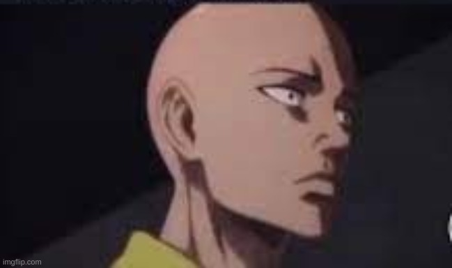 Concerned saitama Blank Meme Template