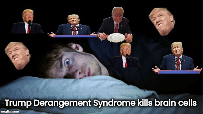 Extreme TDS | Trump Derangement Syndrome kills brain cells | image tagged in extreme tds | made w/ Imgflip meme maker