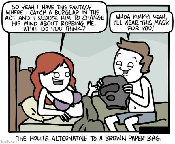 Masked | image tagged in sex jokes | made w/ Imgflip meme maker