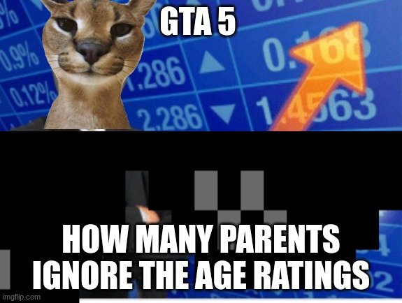 GTA 5 HOW MANY PARENTS IGNORE THE AGE RATINGS | made w/ Imgflip meme maker