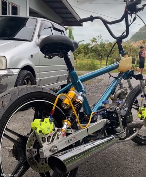 slightly customized bike | made w/ Imgflip meme maker
