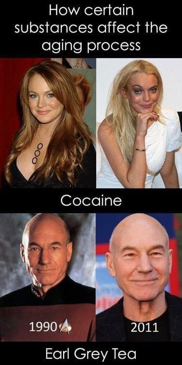 High Quality Cocaine vs. Earl Grey Tea Blank Meme Template