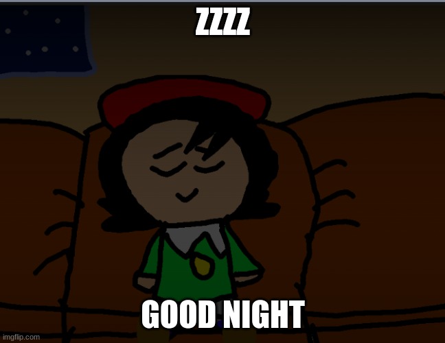 adeleine sleep | ZZZZ; GOOD NIGHT | image tagged in adeleine sit chiar sleep,artwork,adeleine,sit,sleep,oc | made w/ Imgflip meme maker