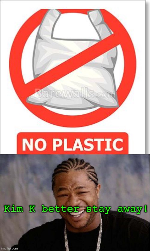 Plastic woman | Kim K better stay away! | image tagged in memes,yo dawg heard you | made w/ Imgflip meme maker