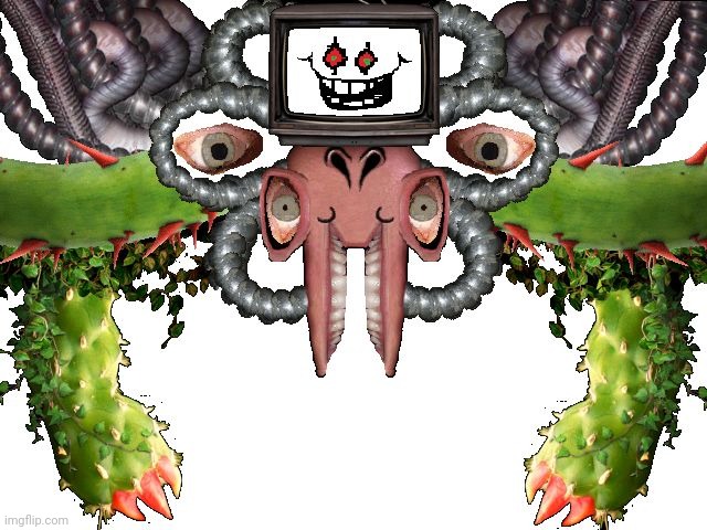 Omega Flowey | image tagged in omega flowey | made w/ Imgflip meme maker