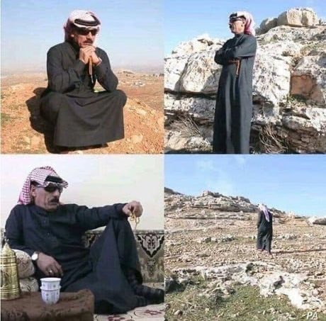 Lonely Arab Blank Meme Template