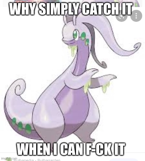 WHY SIMPLY CATCH IT; WHEN I CAN F-CK IT | made w/ Imgflip meme maker