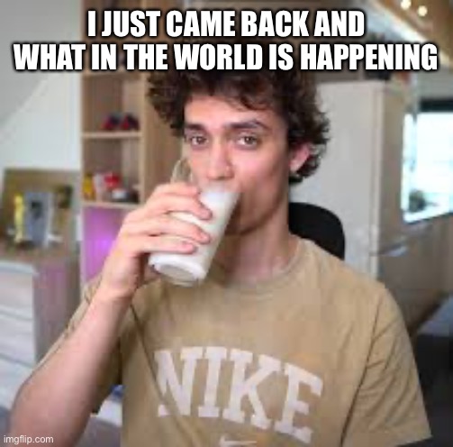 Dani | I JUST CAME BACK AND WHAT IN THE WORLD IS HAPPENING | image tagged in dani | made w/ Imgflip meme maker