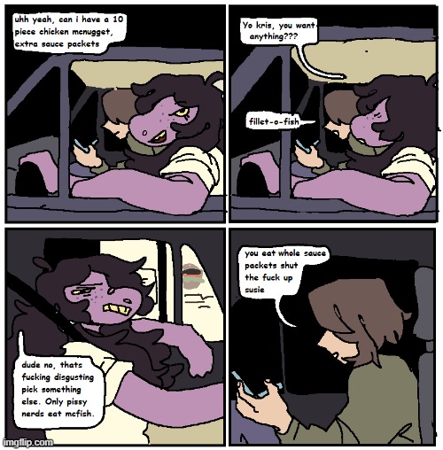 day 34 of posting deltarune comics | image tagged in b | made w/ Imgflip meme maker