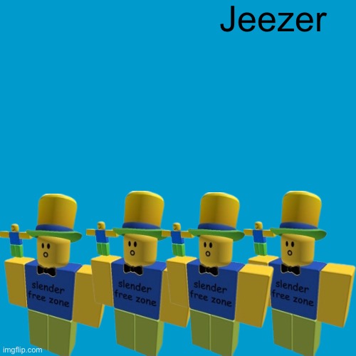Blank Weezer blue album edit | Jeezer | image tagged in blank weezer blue album edit | made w/ Imgflip meme maker