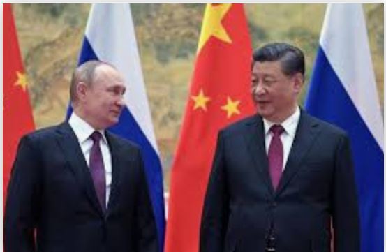 Xi & Putin having a laugh Blank Meme Template