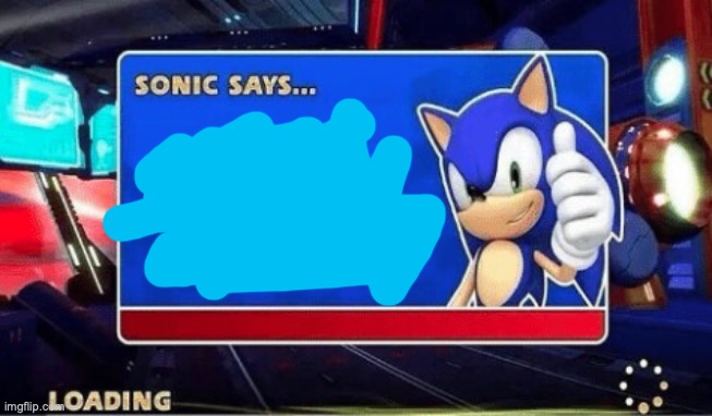 the entirety of msmg when a brand new account pretending to be someone they aren't posts in msmg | image tagged in sonic says | made w/ Imgflip meme maker
