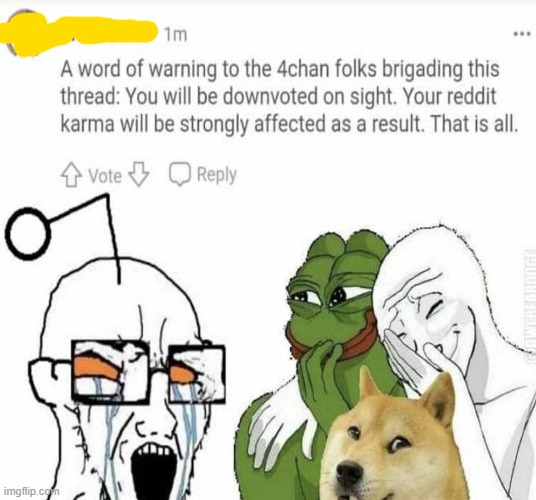 "Oh no, not my hecken updoots!" Leftists think downvotes can stop us | image tagged in reddit,leftists | made w/ Imgflip meme maker