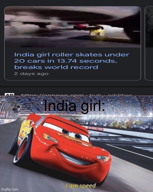 India girl: | image tagged in i am speed,memes,funny | made w/ Imgflip meme maker