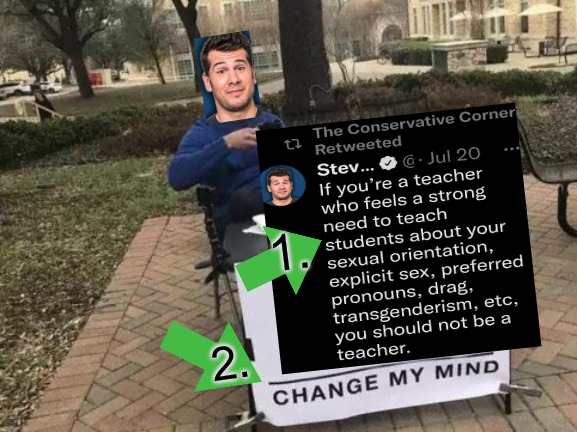 it doesnt get any more real | 1. 2. | image tagged in memes,change my mind,woke,america has offiially gone to shit,transphobic is my pronoun | made w/ Imgflip meme maker