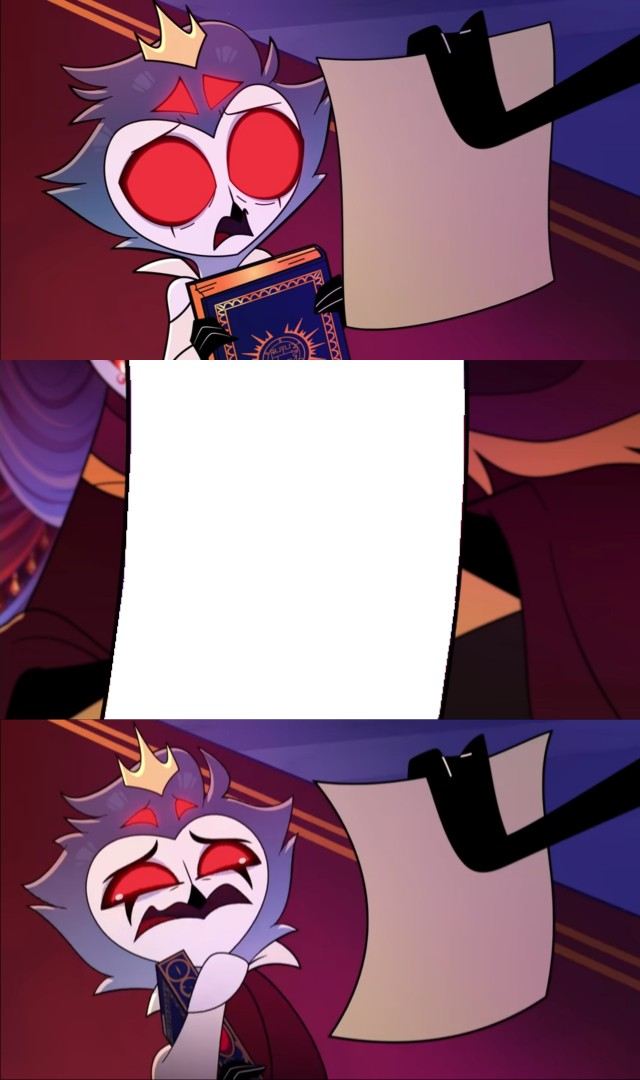 High Quality Crying Stolas Blank Meme Template