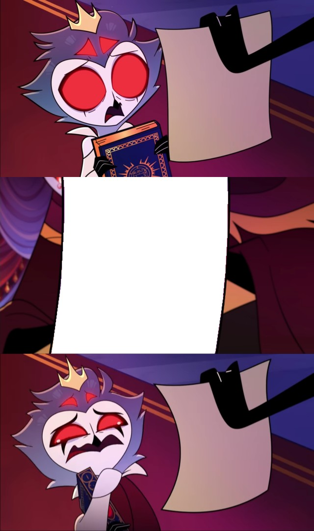 Crying Stolas Blank Meme Template