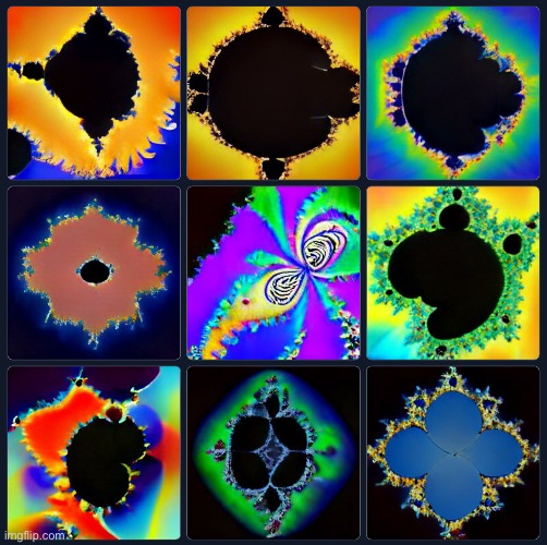 The Mandelbrot sets of Craiyon #2 | made w/ Imgflip meme maker