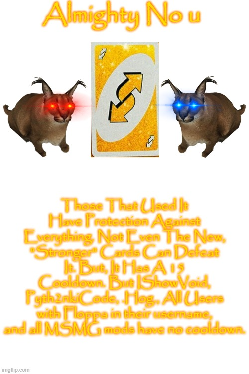 High Quality Almighty No U. Blank Meme Template
