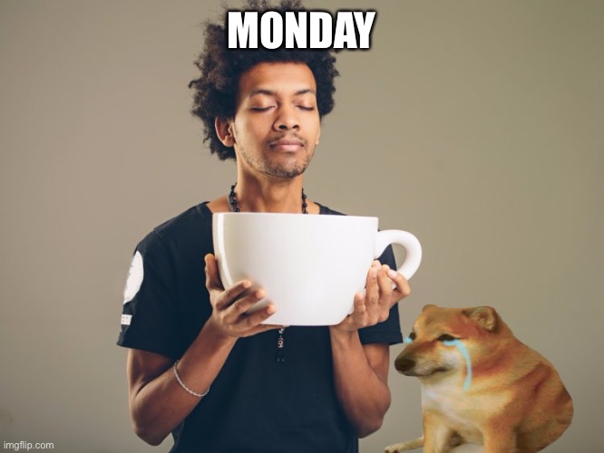 Monday Mug | MONDAY | image tagged in fun | made w/ Imgflip meme maker
