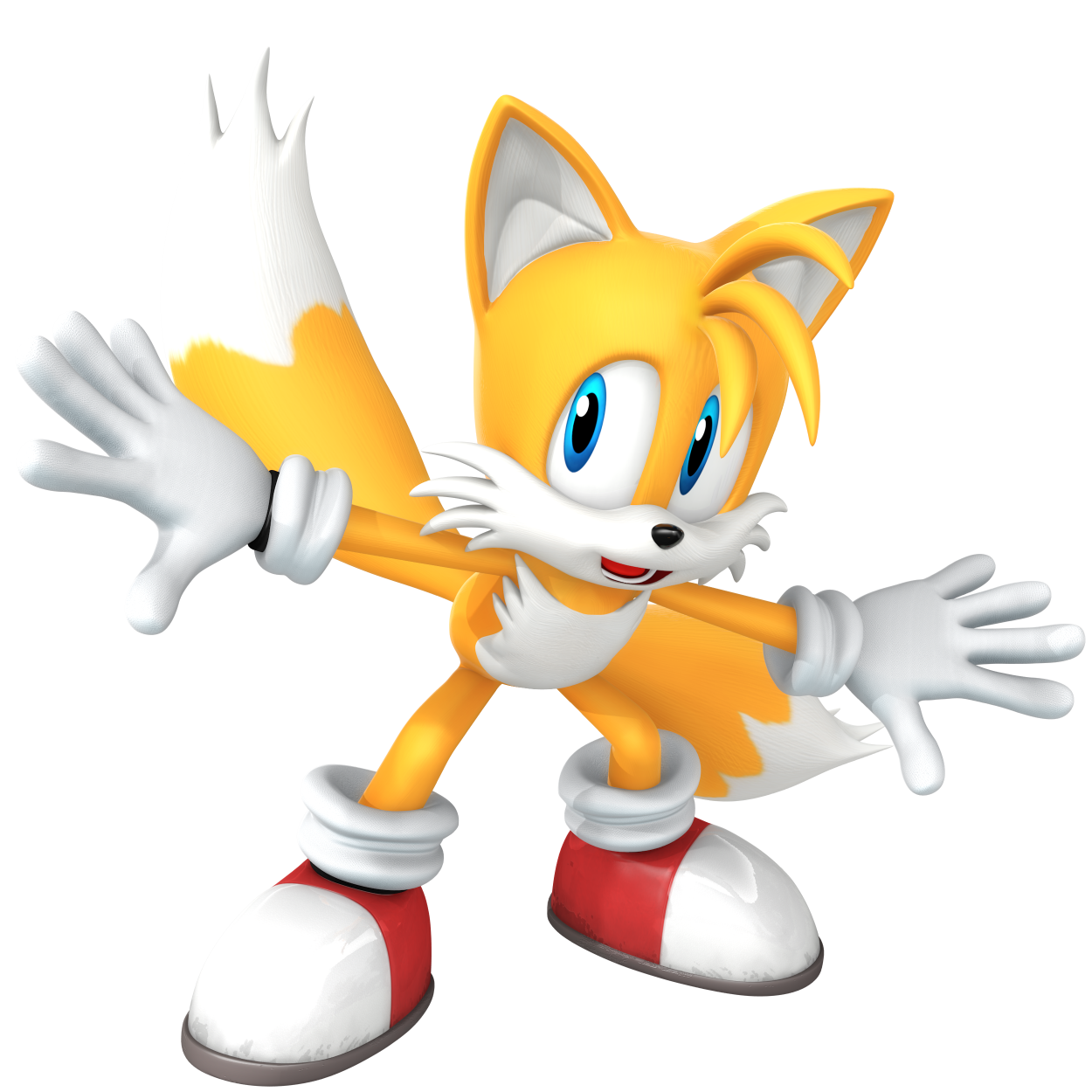 High Quality Re-render: Tails Blank Meme Template