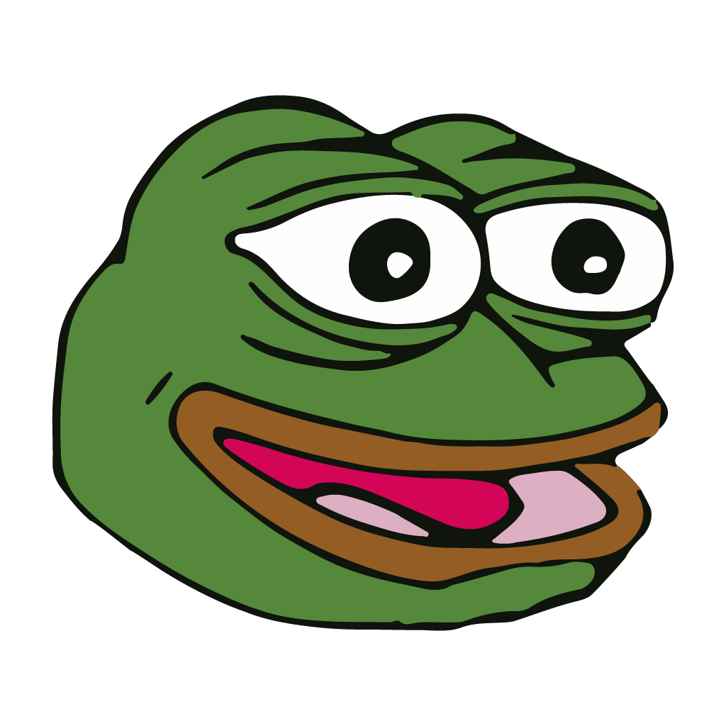 Happy Pepe Meme Template