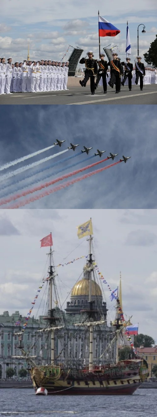 Navy Day Parade, Russia 2022 | image tagged in memes | made w/ Imgflip meme maker