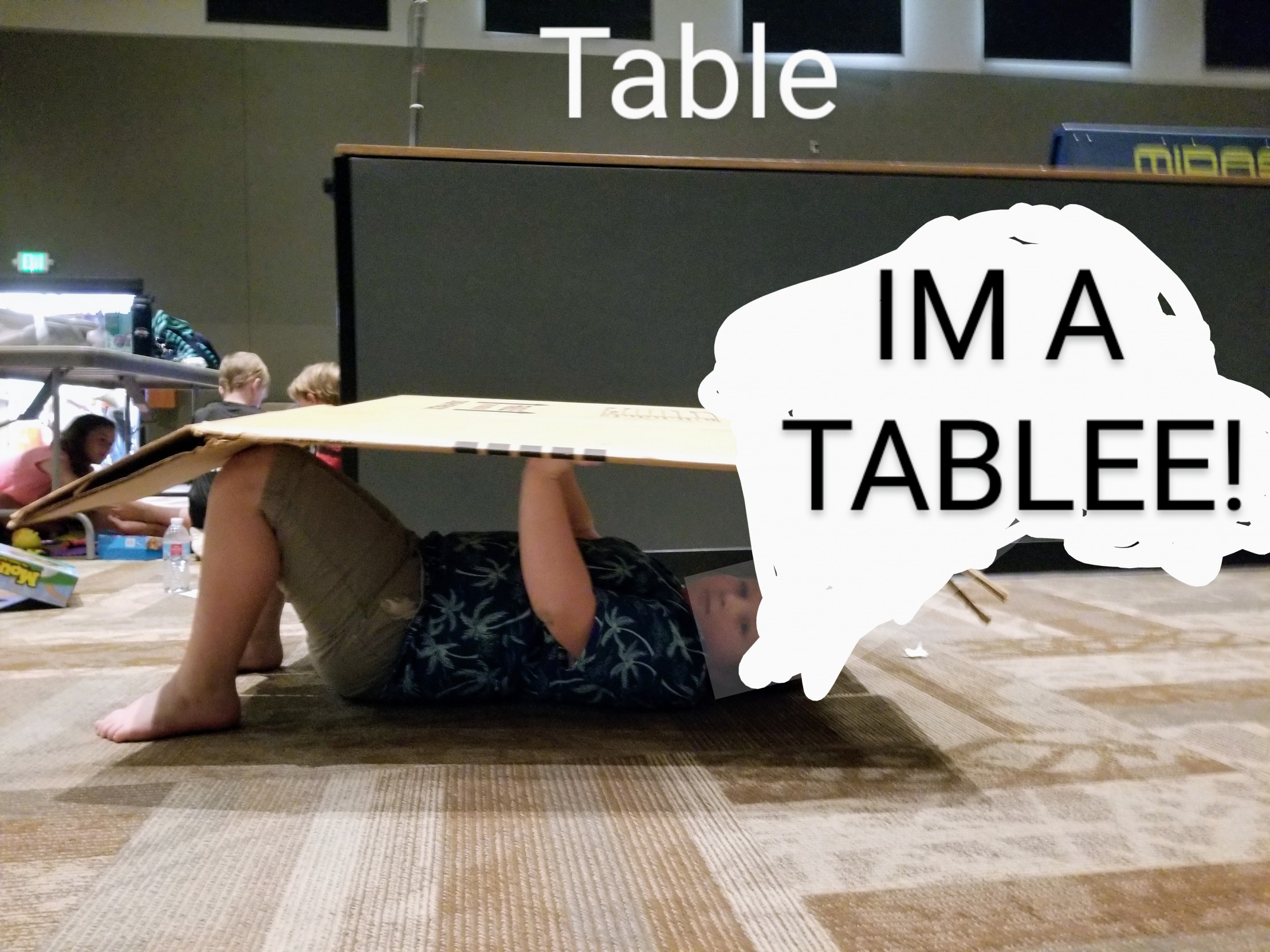 Table Blank Meme Template