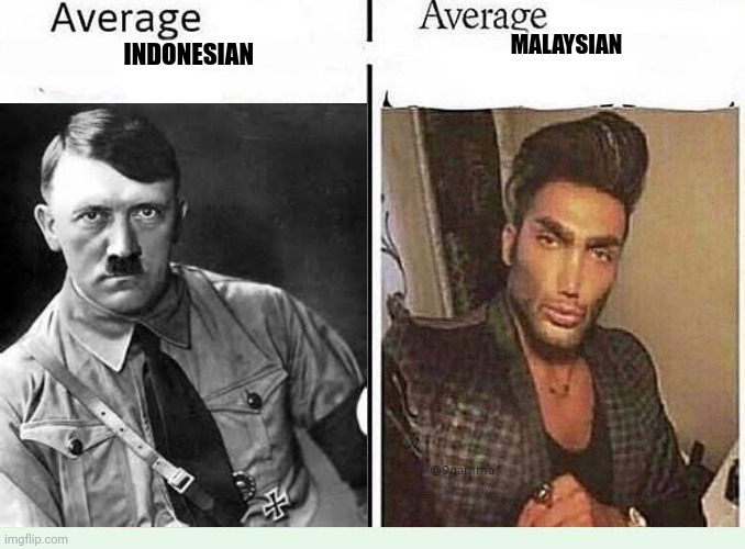 Average *BLANK* Fan VS Average *BLANK* Enjoyer | MALAYSIAN; INDONESIAN | image tagged in average blank fan vs average blank enjoyer | made w/ Imgflip meme maker