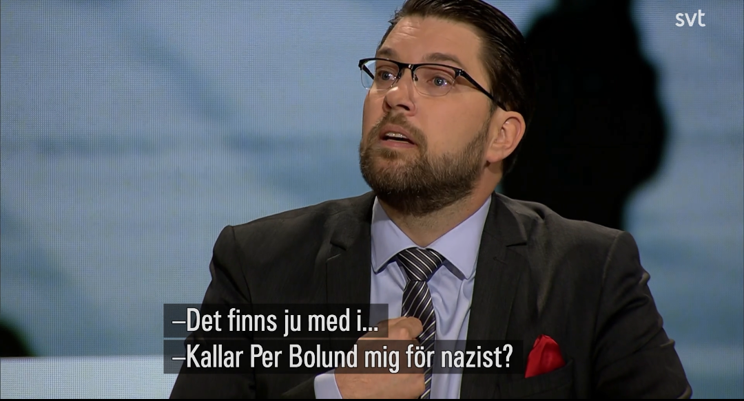 Jimmie Åkesson nazist Blank Meme Template