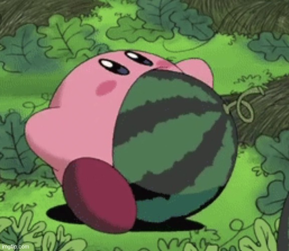 Kirby Melon | image tagged in kirby melon | made w/ Imgflip meme maker